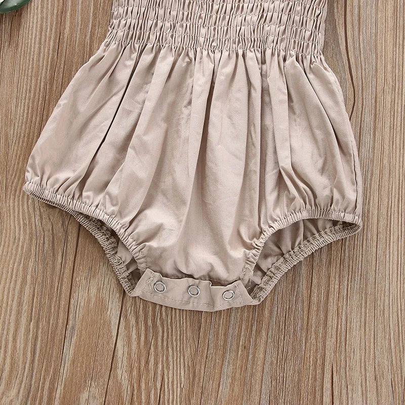 Cute Summer Baby Jumpsuit - Back View